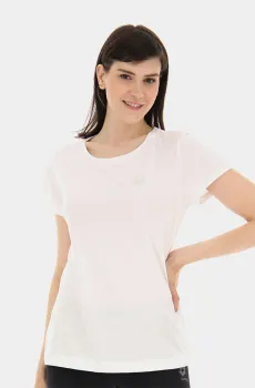 Женская белая футболка MSC W TEE Белый S Lotto 217580/0F1