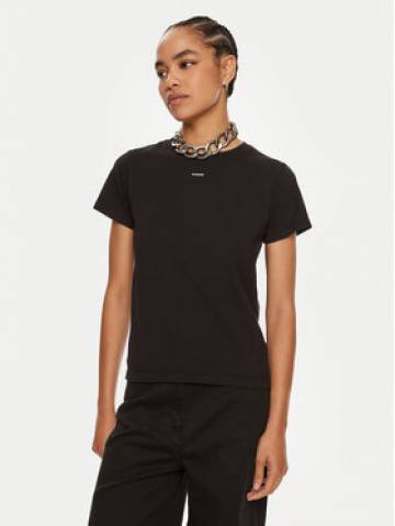 Pinko Футболка Basico 100373 A228 Чорний Regular Fit Pinko Футболка Basico 100373 A228 Чорний Regular Fit