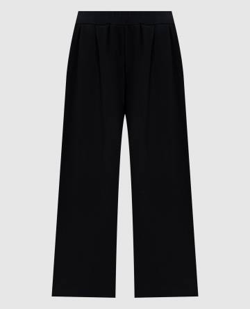 Черные брюки из шерсти Черные брюки из шерсти