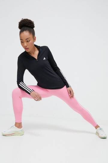 Кофта для тренинга adidas Performance Hyperglam цвет чёрный с принтом Кофта для тренинга adidas Performance Hyperglam цвет чёрный с принтом