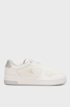 Женские белые сникерсы BASKET CUPSOLE LOW MG Белый 39 Calvin Klein YW0YW01765
