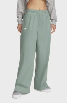 Женские мятные спортивные брюки UA Rival Wide Leg Pant Ментоловый XL Under Armour 1386453-348