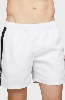 Мужские белые плавательные шорты MEDIUM DRAWSTRING TAPE Белый S Tommy Hilfiger UM0UM03213