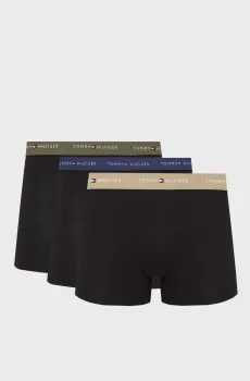 Мужские черные боксеры (3 шт) Черный L Tommy Hilfiger UM0UM03890