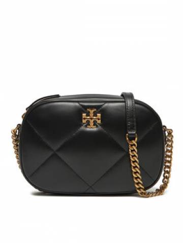 Tory Burch Сумка Kira Diamond Quilt Camera Bag 154715 Чорний Tory Burch Сумка Kira Diamond Quilt Camera Bag 154715 Чорний
