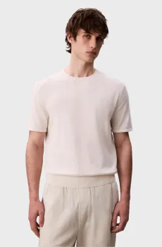 Мужской бежевый джемпер SUPIMA Бежевый S Calvin Klein LV04LC333G