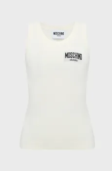 Женский белый топ Белый S Moschino V0886.3207;2003