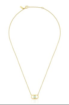 Ожерелье серебряное позолоченное Tous