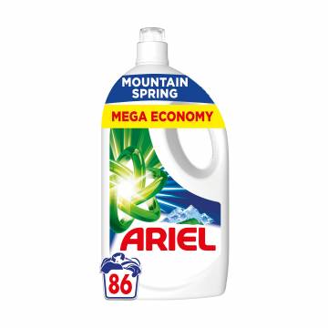 Гель для стирки ARIEL Mountain Spring Горный источник, 86 стирок, 3.87 л Гель для стирки ARIEL Mountain Spring Горный источник, 86 стирок, 3.87 л