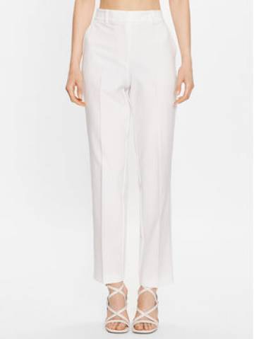 Selected Femme Штани з тканини 16088026 Білий Straight Fit Selected Femme Штани з тканини 16088026 Білий Straight Fit