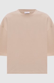 Бежевая футболка