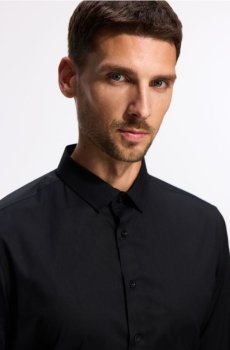 Reserved - Рубашка slim fit - чорний - 540HT-99X