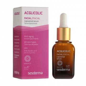 Увлажняющая липосомальная сыворотка для лица Sesderma Acglicolic Liposomal Serum для всех типов кожи, 30 мл Увлажняющая липосомальная сыворотка для лица Sesderma Acglicolic Liposomal Serum для всех типов кожи, 30 мл