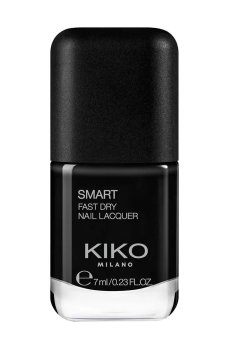 Лак для ногтей Kiko Milano Smart Fast Dry Nail Lacquer 45 Black, 7 мл