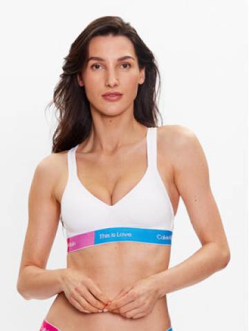 Calvin Klein Underwear Бюстгальтер-топ 000QF7337E Білий Calvin Klein Underwear Бюстгальтер-топ 000QF7337E Білий