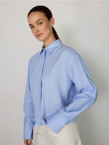 Reserved - Сорочка з блискучими аплікаціями - різнобарвний - QI424-MLC Reserved - Сорочка з блискучими аплікаціями - різнобарвний - QI424-MLC