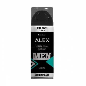 Мужская пена для бритья Bradoline Alex Men Sensitive Shaving Foam, 400 мл Мужская пена для бритья Bradoline Alex Men Sensitive Shaving Foam, 400 мл