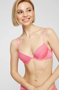 Женский розовый бюстгальтер Розовый 32B Calvin Klein 000QF5145E