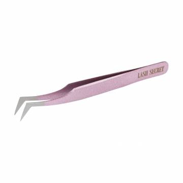 Пинцет Lash Secret L, розовый блеск, 1 шт (pl051032) Пинцет Lash Secret L, розовый блеск, 1 шт (pl051032)