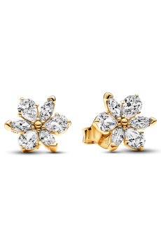 Сережки "Блискучий гербарій"