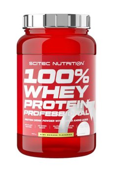 Протеин Scitec Nutrition 100% Whey Protein Professional Киви и банан, в порошке, 920 г