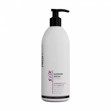 Шелковая маска Profi Style Silk Mask Шелковистость и гладкость, для сухих и тусклых волос, 500 мл Шелковая маска Profi Style Silk Mask Шелковистость и гладкость, для сухих и тусклых волос, 500 мл