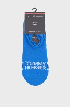 Мужские следы (2 пары) FOOTIE LOGO STRIPE Разноцветный 39-42 Tommy Hilfiger 701238503
