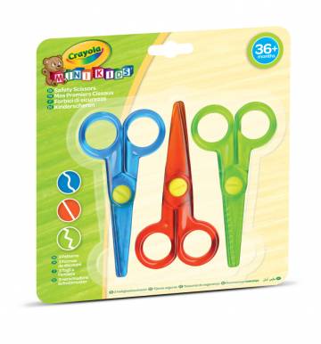 Набір ножиць Crayola Mini Kids 3 шт (81-8119) Набір ножиць Crayola Mini Kids 3 шт (81-8119)