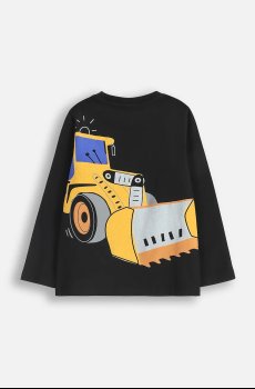 Хлопковый детский лонгслив Coccodrillo