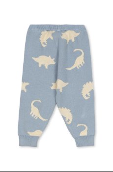 Детские хлопковые брюки Konges Sløjd LAPIS KNIT PANTS GOTS