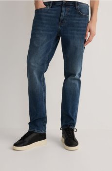 Reserved - Джинси slim із вареним ефектом - синій - YQ344-55J