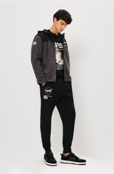 Штани tapered fit NASA - чорний