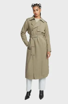 Женский бежевый тренч Fluid Бежевый S G-Star RAW D25993,D714