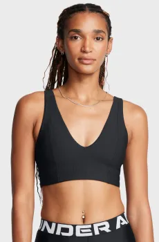 Женский черный топ UA Meridian Rib Bralette Черный XL Under Armour 1386428-001
