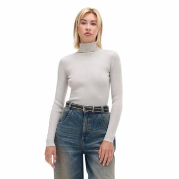 Cropp - Джемпер з низьким коміром-стійкою - light grey Cropp - Джемпер з низьким коміром-стійкою - light grey