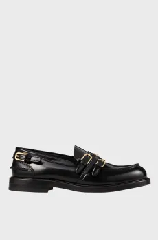 Женские черные кожаные лоферы Черный 36 Sandro SFACH01375_BlackFW26