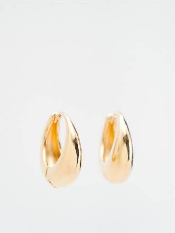 Reserved - Круглі сережки - золотий - 835CO-GLD Reserved - Круглі сережки - золотий - 835CO-GLD