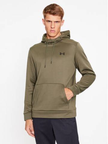 Under Armour Світшот Ua Armour Fleece Hoodie 1373353 Хакі Loose Fit Under Armour Світшот Ua Armour Fleece Hoodie 1373353 Хакі Loose Fit
