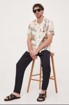 Льняные брюки Armani Exchange