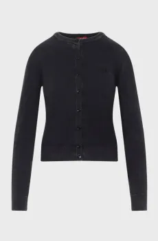 Женский черный кардиган MAGLIA Черный S Diesel A21859 0QKBT