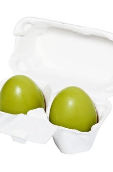 Мыло-маска для умывания Holika Holika Green Tea Egg Soap с зеленым чаем, 2*50 г