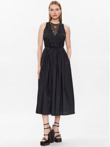 TWINSET Повсякденна сукня 231TT2080 Чорний Regular Fit TWINSET Повсякденна сукня 231TT2080 Чорний Regular Fit