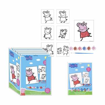 Детский набор для раскраски по номерам Cerda Peppa Pig, от 3 лет, 22.6*29.8*1 см (2700001890) Детский набор для раскраски по номерам Cerda Peppa Pig, от 3 лет, 22.6*29.8*1 см (2700001890)