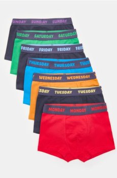 Бавовняні боксерки 7 шт - різнобарвний
