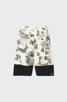 Женские шорты с узором PRINTED PJ Разноцветный 40 Karl Lagerfeld B2W10027