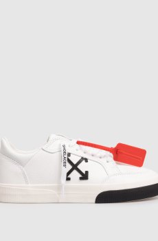 Белые кожаные кроссовки Vulcanized с эмблемой