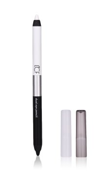 Карандаш для глаз 2 в 1 LCF черно-белый