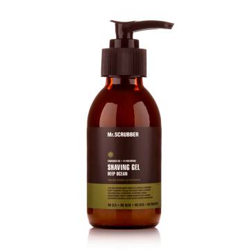 Мужской гель для бритья Mr.Scrubber Shaving Gel Deep Ocean с D-пaнтeнoлoм, 125 мл Мужской гель для бритья Mr.Scrubber Shaving Gel Deep Ocean с D-пaнтeнoлoм, 125 мл