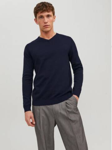 Jack&Jones Светр 12137194 Cиній Regular Fit Jack&Jones Светр 12137194 Cиній Regular Fit