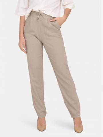 ONLY Штани з тканини Caro Poptrash 15278710 Бежевий Comfort Fit ONLY Штани з тканини Caro Poptrash 15278710 Бежевий Comfort Fit